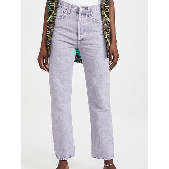 NWOT AGOLDE 90’s Pinch Waist High Rise Straight Jeans - Picture 4 of 6